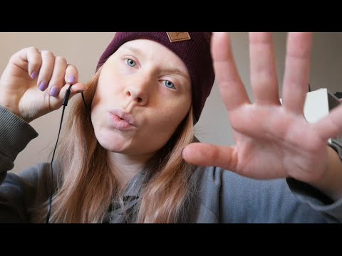 ASMR - Hang Out With Me :) Rambling, slight tapping, hand movements