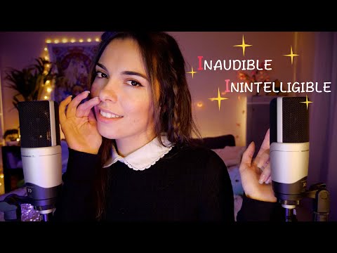 ASMR FR ~ Inaudible/Inintelligible dans tes Oreilles ♡ Ear To Ear ♡ + Hand Movements - Plucking