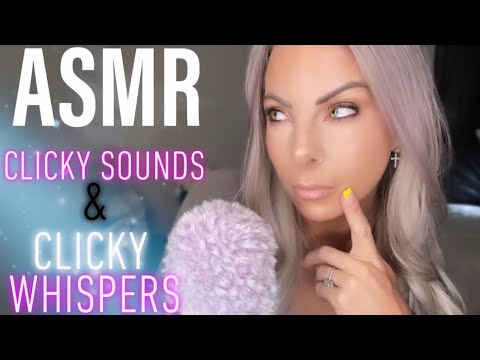 ASMR Clicky Whisper With DELICATE Barely There Clicks From Tapping | Fishbowl Effect - ASMR Plucking