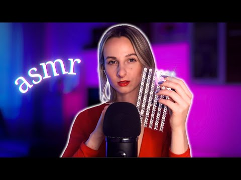 4K ASMR | Crinkly Stickers w/ Long Nails 💤🌛
