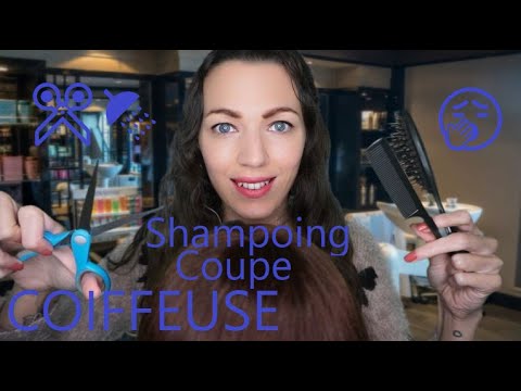 ASMR Coiffeuse Shampoing/Coupe 💦✂️💤