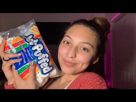 ASMR~ EATING MARSHMALLOWS (CHEWY)