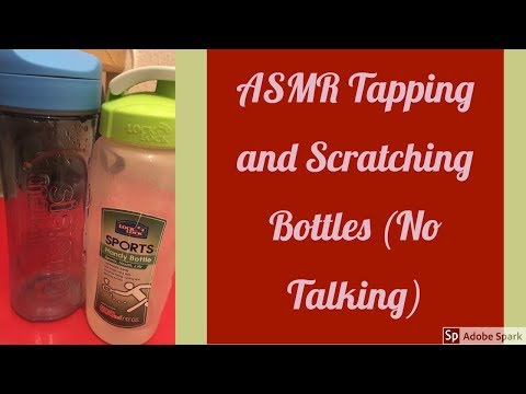 ASMR Tapping and Scratching on Textured Bottles (No Talking)