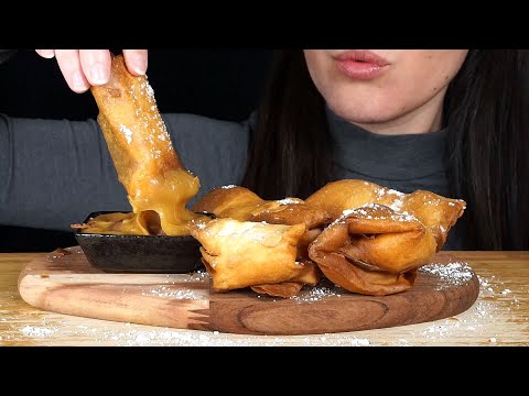 ASMR: S'mores Spring Rolls With Caramel Dipping Sauce ~ Collab With SongByrd ASMR (No Talking)