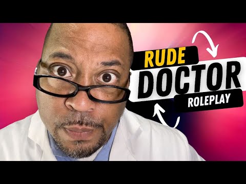 ASMR Roleplay Rude Doctor Exam | Hilariously Snarky Medical Visit