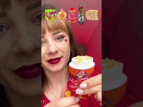 ASMR Giant Lollipop Ball, Onion, Liquid Candy Mukbang #shorts