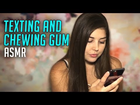 ASMR - Texting & Gum Chewing (No Talking)