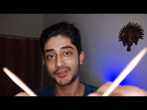 Poking Pressure Points with Toothpick | ASMR from India | Personal Attention