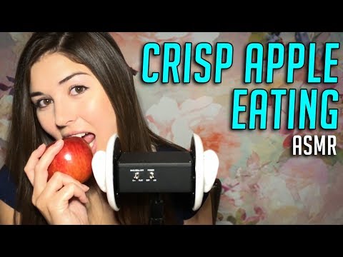 3DIO ASMR - Eating A Crisp, Juicy Apple 🍎