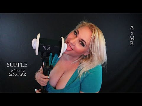 ASMR supple wet mouth sounds