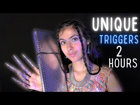 ASMR || the most UNIQUE Triggers for 2 HOURS