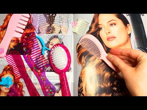 ASMR Combing Magazine Pages (Whispered)
