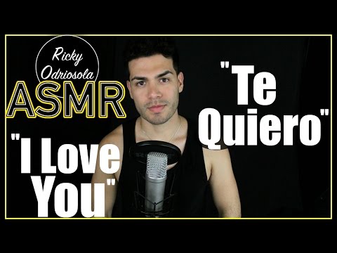 ASMR - "I Love You" & "Te Quiero" | Male Whisper Repeated Phrases (Whispering, Dormir, Sleep)