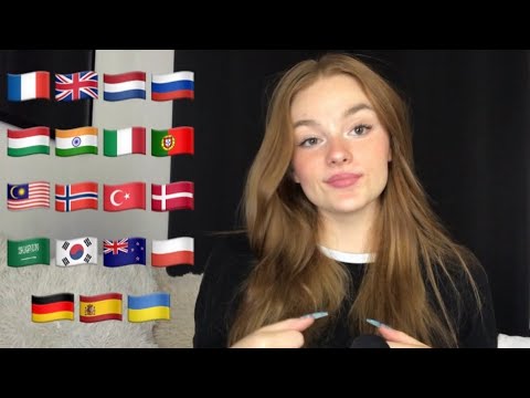 ASMR: 🥳repeating "happy birthday" in 19 different languages🥳 (it’s my birthday🎂)