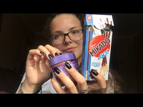 ASMR French Candy & Snacks 🍪🍫 | Tapping, Crinkles + Whispering (no eating)