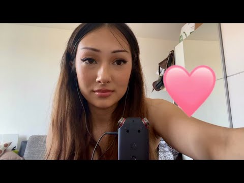 ASMR the best personal attention triggers 💜 repeating words, mouth sounds, hand movements