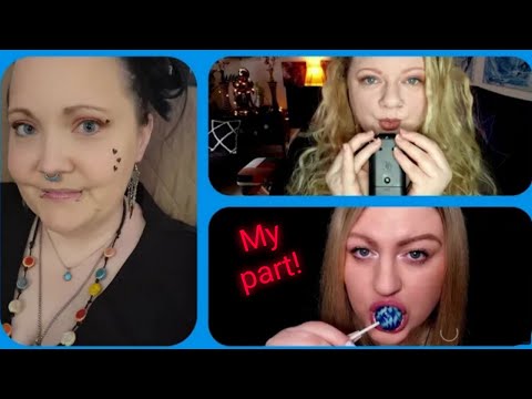ASMR MY PART FROM THE EPIC MOUTH SOUNDS COLLAB with SleepologyASMR and Stella Tingles ASMR