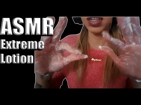 {ASMR} Extreme Sloppy Hand  lotion | Wet hand sounds 💦