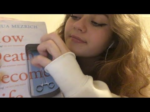 ASMR Reading to you - Inaudible Whispering Personal Attention Soft Spoken (tingly mouth sounds)