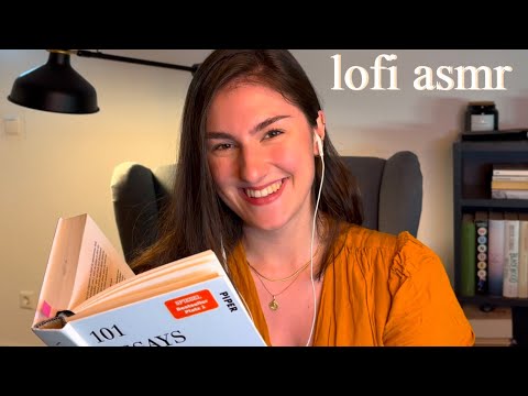 Lofi ASMR - Reading you to sleep (german/deutsch) 🤍