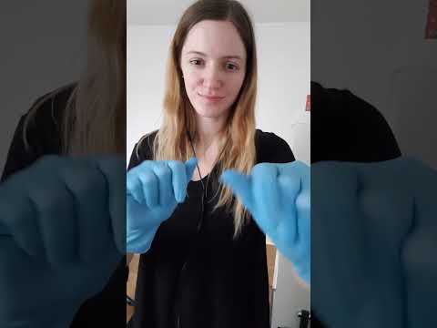 ASMR - short tingle rest - latex gloves and pure hand sounds - personal attention