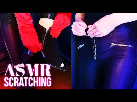 ASMR | Leather Leggings, Zippers and Snaps