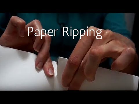 ASMR Paper Ripping and Tearing