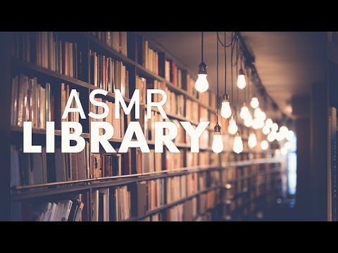 ASMR BOOK STORE ROLE PLAY | Binaural Typing, Whisper, Page Turning, Books Sounds