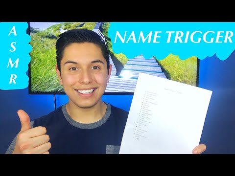 [ASMR] Name Trigger Video! (Saying Your Name!)