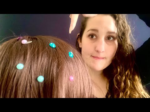 ASMR 💜 THERE’S SOMETHING IN YOUR HAIR 🫢😮 Hair Brushing, Micro Attention