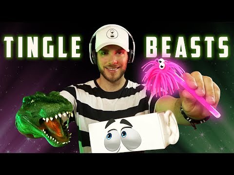 ASMR TINGLE LIKE A BEAST | Dino Mouth Sounds, Intense Tapping & More