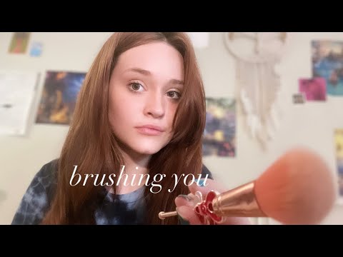 ASMR✨Brushing and Tapping Tingles Super Up Close Personal Attention