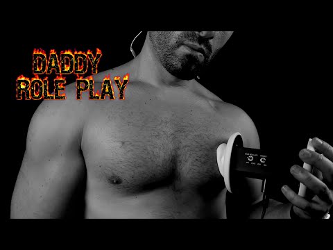 ASMR Daddy Rubs You Against His Chest Role Play