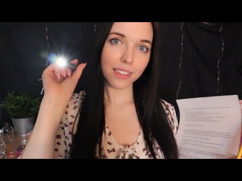 ASMR Cognitive Testing, Doctor Roleplay, Follow My Instructions (Soft Spoken)