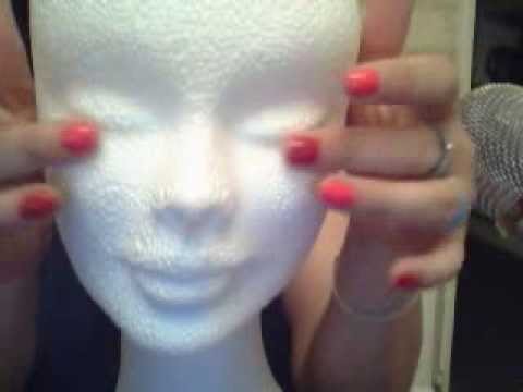 UK ASMR polystyrene HEAD MASSAGE & PLAYING WITH HAIR TINGLES & RELAX & ZZzzz