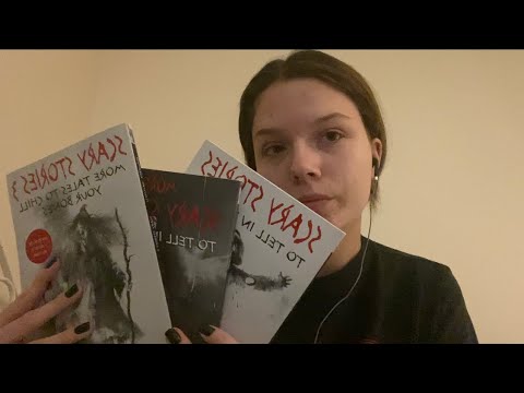 ASMR | reading you spooky short stories 👻