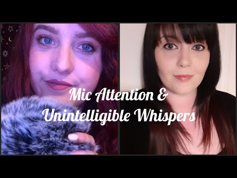 ASMR | Sleep and Tingles | Mic Attention and Unintelligible Whispers | Collab With @GeordieASMR