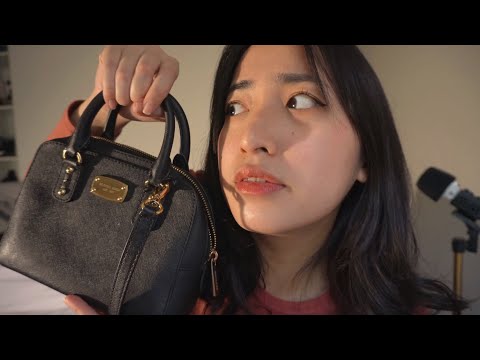ASMR what's in my bag + life updates📚