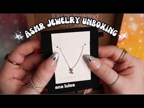 ASMR | Jewelry Unboxing 💍 (ft. Ana Luisa)