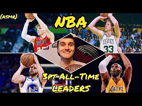 NBA All-Time 3-point Leaders (ASMR / Soft Spoken)