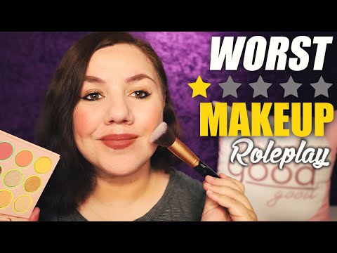 ASMR Worst Rated Makeup Artist Roleplay