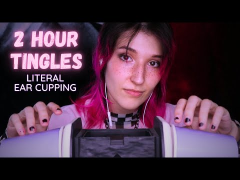 2 HOUR ASMR - LITERAL EAR CUPPING ~ Deep Tingle Invasion! | Sleep Inducing Paper Cup Scratch & Tap ~
