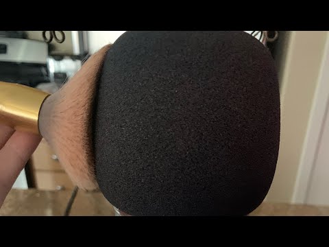 ASMR Brushing My Mic With All My Brushes