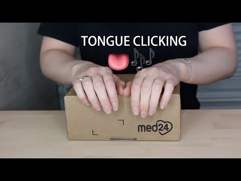 ASMR Whisper Unboxing Nail & Finger Tapping & Scratching | Tongue clicking | Random Personal Chat