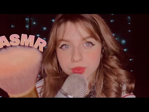 ASMR : PINCEL NA TELA 🖌 E SUSSURROS INTENSOS / sons de boca