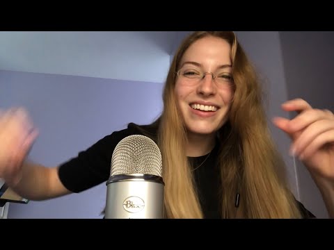 Relaxing ASMR hand sounds, shushing, trigger words, visuals