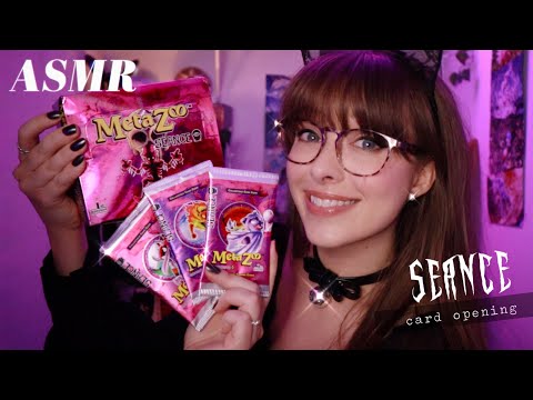 ASMR 😈 MetaZoo Seance TCG Booster Pack Opening!~ ((𝓰𝓲𝓿𝓮𝓪𝔀𝓪𝔂)) Candle Lit Whispered Rambles