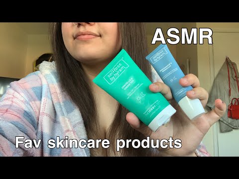 ASMR my fav skincare products!!