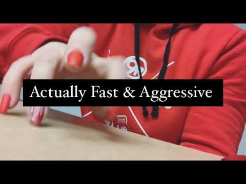 🤸🏼‍♀️ ASMR Fast & Aggressive 💱💠 Random Unpredictable Triggers // Tapping, Scratching // Lofi