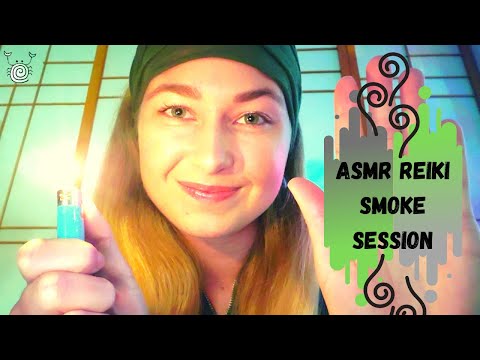 ASMR Reiki ~ "Reiki Smoke Session" | Frankincense | Sage | Bay Laurel Leaf | ASMR Smoke Incense